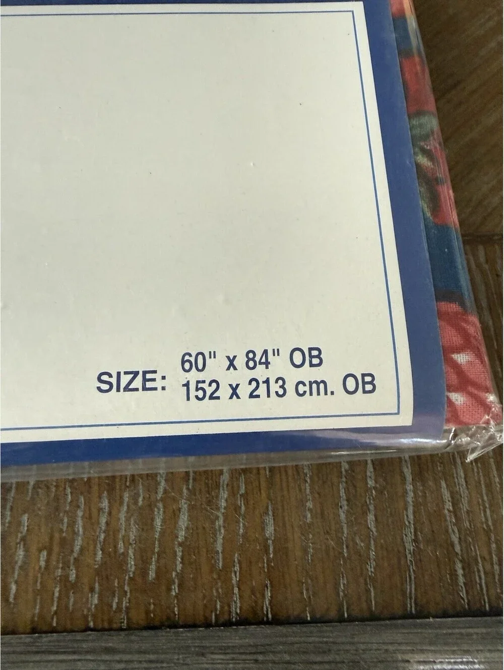 Avon Home Fashions Tablecloth Patriotic Passion 60” X 84” Poly Cotton